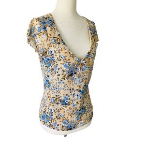 Y2K VINTAGE Self-Esteem Ditsy Floral Top